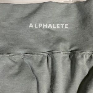 Gray Alphalete Revival leggings size small light wear